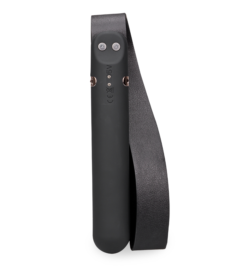 Gürtel-Flogger mit vibrierendem Griff