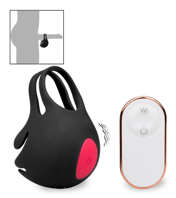 Hodenvibrator mit Cockring Lifto