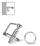 Hohler Penisplug mit Eichelring Juno