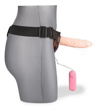 Laden Sie das Bild in den Galerie-Viewer, Hohler Strap-On-Dildo mit Vibration
