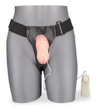 Laden Sie das Bild in den Galerie-Viewer, Hohler XL-Umschnalldildo mit Vibration
