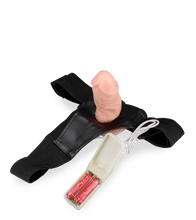 Laden Sie das Bild in den Galerie-Viewer, Hohler XL-Umschnalldildo mit Vibration