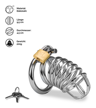 Laden Sie das Bild in den Galerie-Viewer, Keuschheitsgürtel für Männer Captive