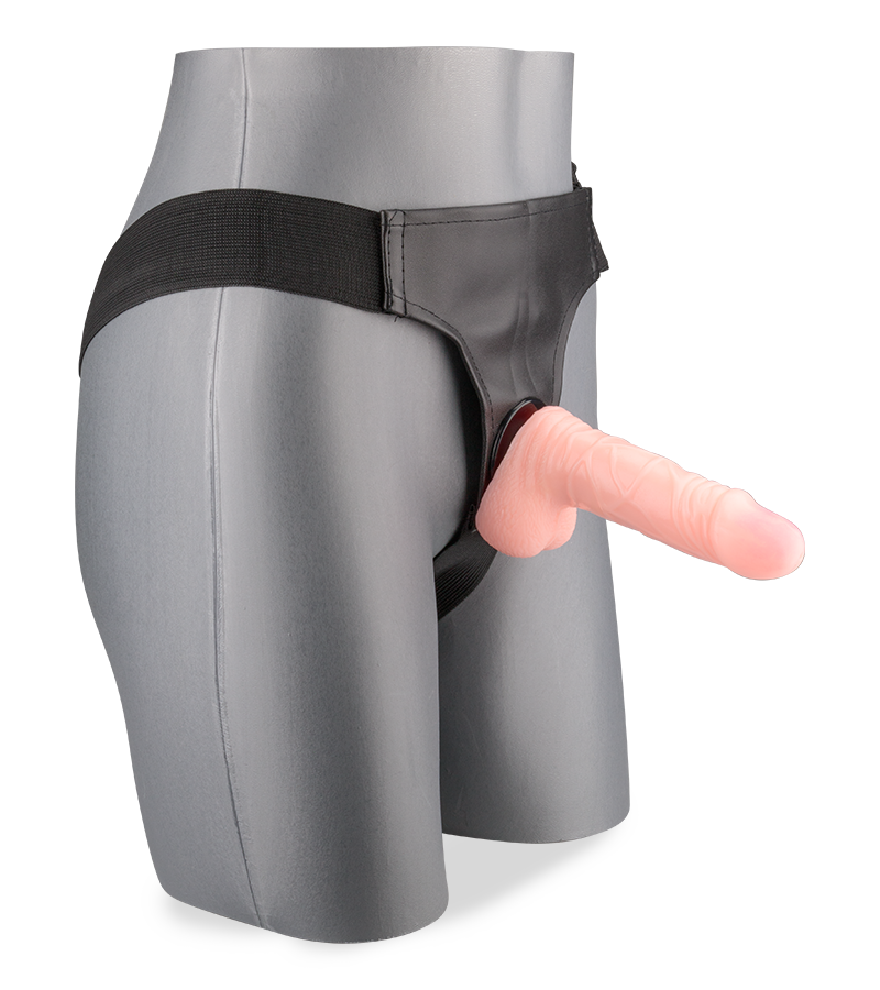 Kleiner Strap-On-Dildo mit O-Ring