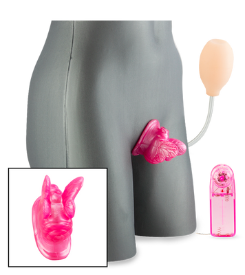 Klitorissauger mit Vibration und Pumpe