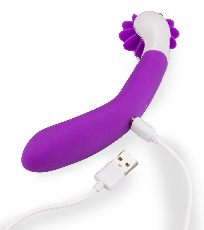 Klitorisstimulator mit rotierenden Lamellen 12 Modi