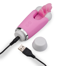 Laden Sie das Bild in den Galerie-Viewer, Klitorisstimulator mit rotierenden Zungen Klitoris Kiss
