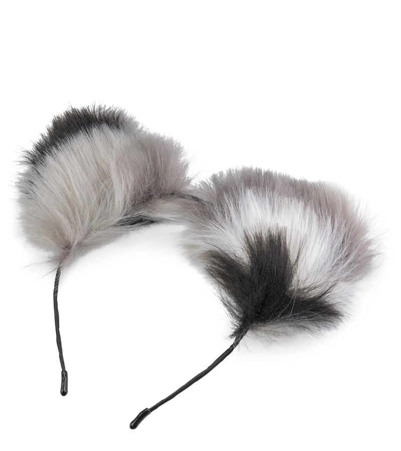 Kostüm-Set aus Kunstfell Katze