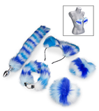 Kostüm-Set aus Kunstfell Katze