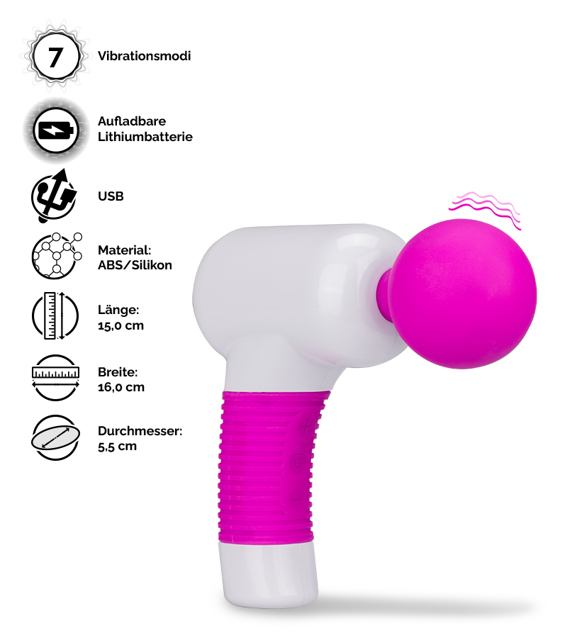 Kraftvoller Wand Vibrator Magic Flash