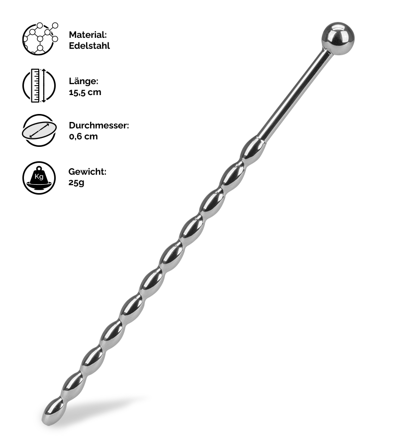 Langer Dilator aus Edelstahl Curiosity