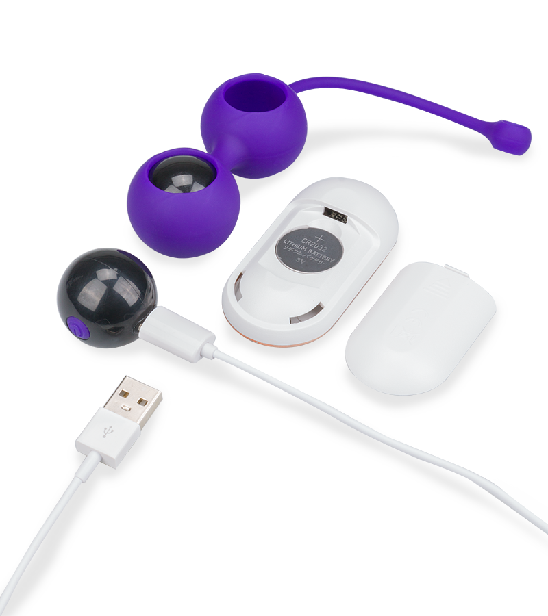 Liebeskugeln mit Vibration Feely im Set