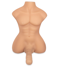 Laden Sie das Bild in den Galerie-Viewer, Männliche Silikonpuppe mit großem Dildo Theo