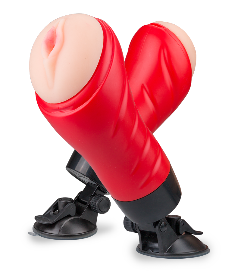 Masturbator mit künstlicher Vagina und Gelenk-Saugfuß