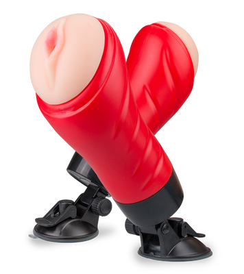 Masturbator mit künstlicher Vagina und Gelenk-Saugfuß