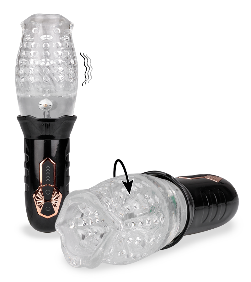 Masturbator mit Rotation und Vibration Sultan