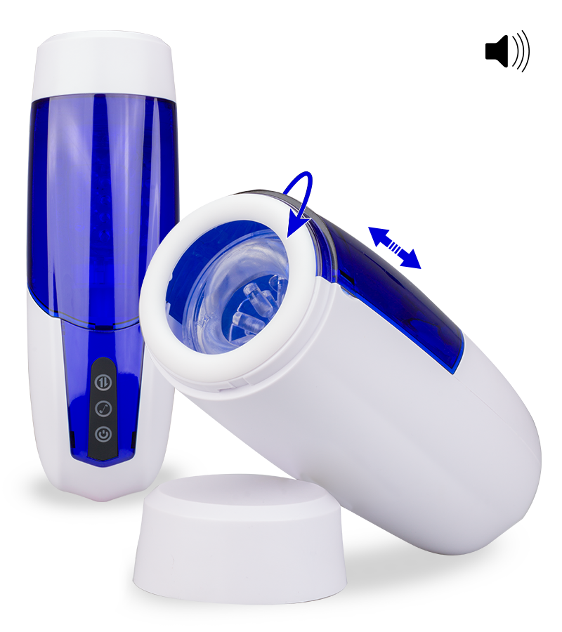 Masturbator mit Stoß- und Rotationsfunktion 10 Modi Manmix