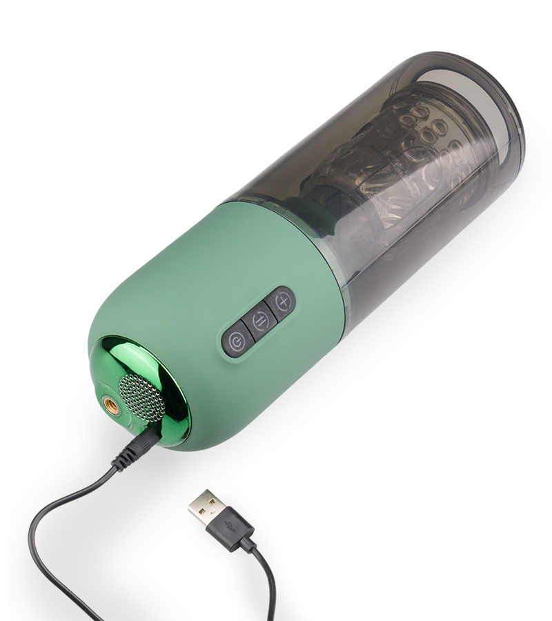 Masturbator mit Stoß- und Rotationsfunktion Wilo