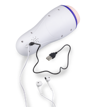 Laden Sie das Bild in den Galerie-Viewer, Masturbator mit Vibration und Audiofunktion Favour