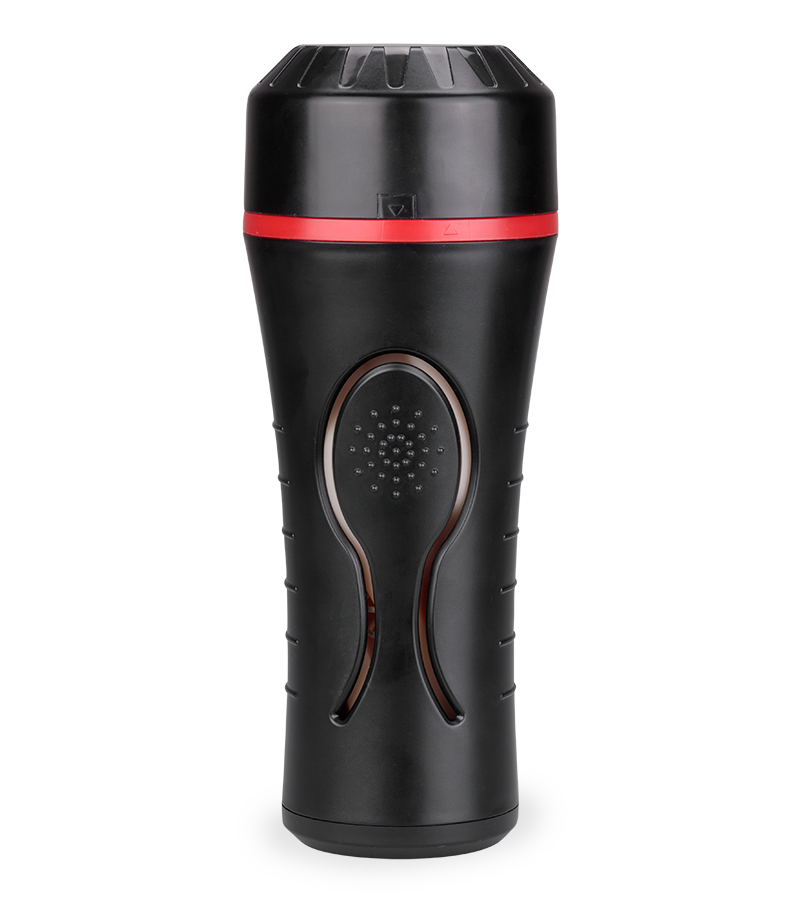 Masturbator mit Vibration und manuell regulierbarem Druck OMG