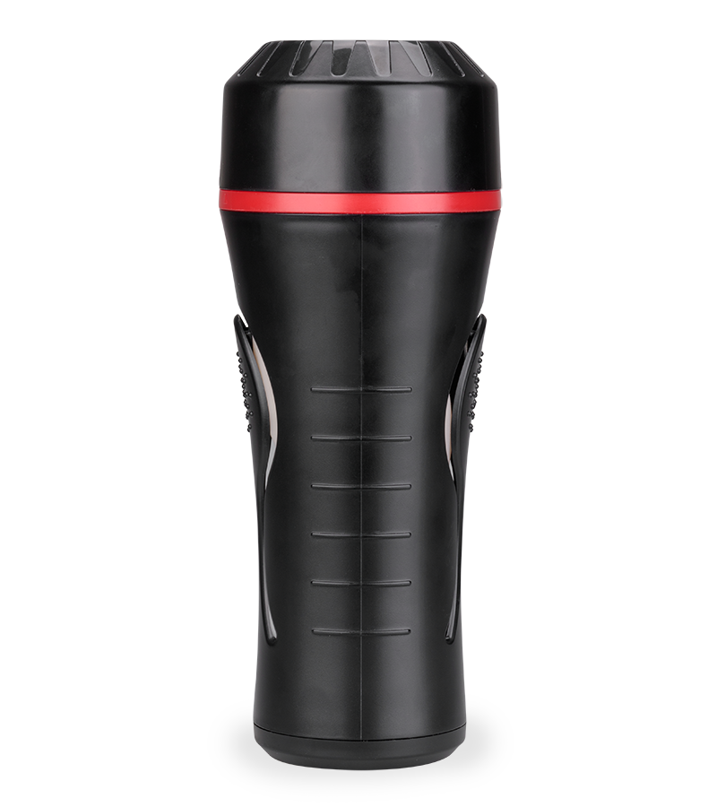 Masturbator mit Vibration und manuell regulierbarem Druck OMG