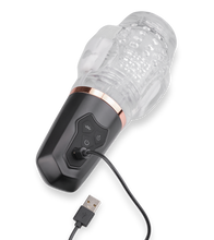Laden Sie das Bild in den Galerie-Viewer, Masturbator mit Vibration und Saugfunktion Again