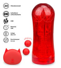 Laden Sie das Bild in den Galerie-Viewer, Masturbator mit vibrierenden Kugeln Skylight