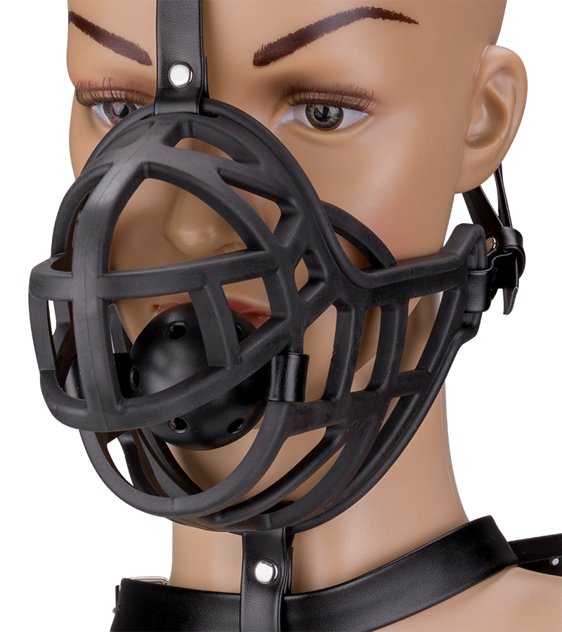 Maulkorb mit abnehmbarem Gagball