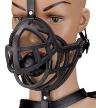 Laden Sie das Bild in den Galerie-Viewer, Maulkorb mit abnehmbarem Gagball