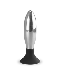 Laden Sie das Bild in den Galerie-Viewer, Metall-Analplug mit Saugfuß 10 cm