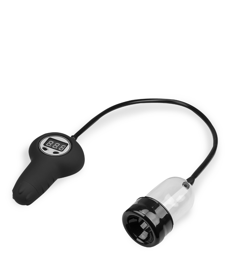 Mini-Penispumpe mit starkem Saugeffekt und LCD-Display