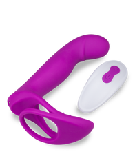 Laden Sie das Bild in den Galerie-Viewer, Multifunktionsvibrator mit Cockring Poly