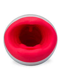 Laden Sie das Bild in den Galerie-Viewer, Mund-Masturbator mit Vibration und Heizung Blue Viper