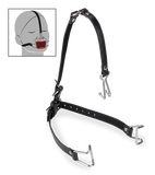 Mund- und Nasenspreizer aus Kunstleder und Metall