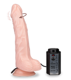 Naturdildo mit Rotations- und Vibrationsfunktion