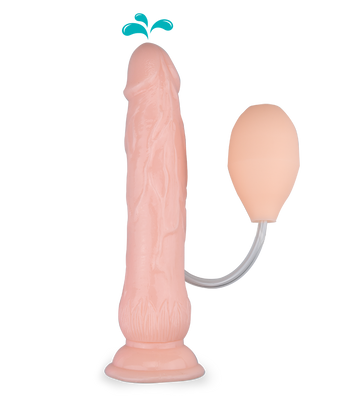 Naturdildo mit Spritzfunktion