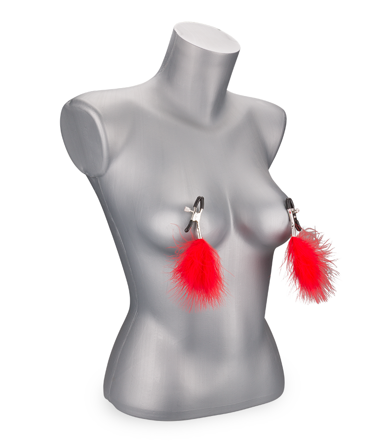 Nippelklammern mit Federn