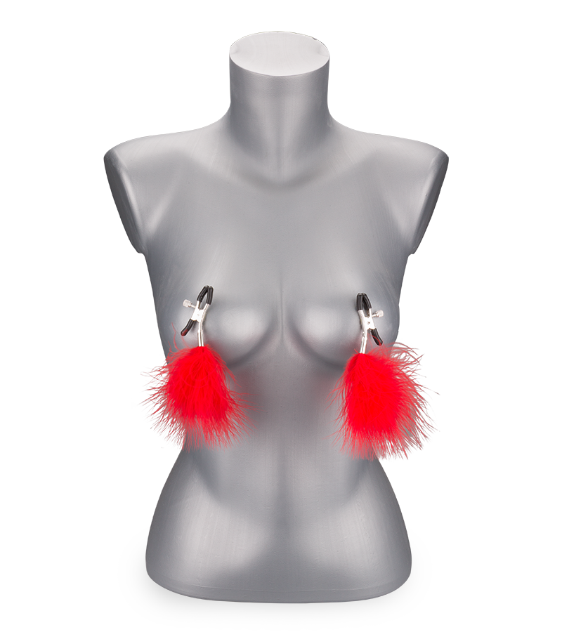 Nippelklammern mit Federn