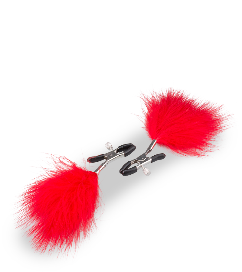 Nippelklammern mit Federn