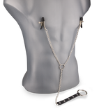 Nippelklemmen + Metall-Penisring