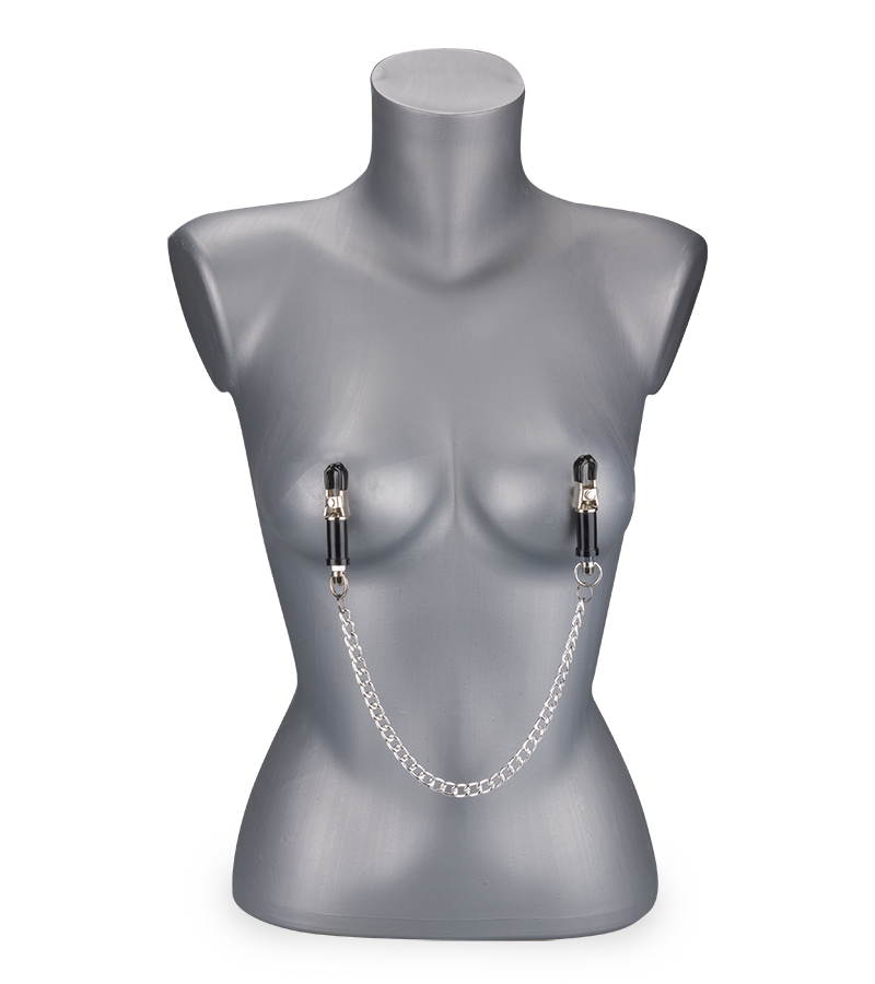 Nippelklemmen mit Gewicht und Kette