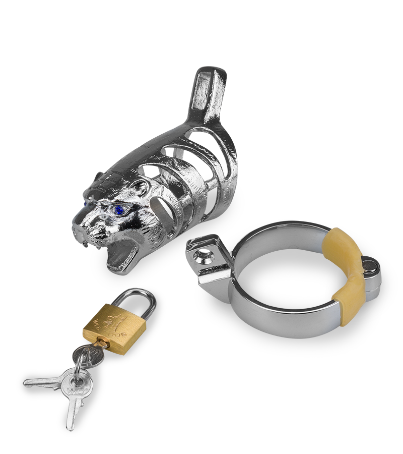 Peniskäfig im Design der chinesischen Astrologie Tiger