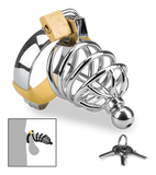 Peniskäfig mit Harnröhrenplug Alcatraz