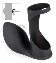Laden Sie das Bild in den Galerie-Viewer, Penismanschette mit Klitorisstimulator 7 Modi