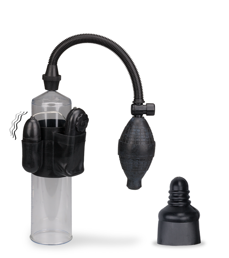 Penispumpe mit Vibrationsfunktion Plus