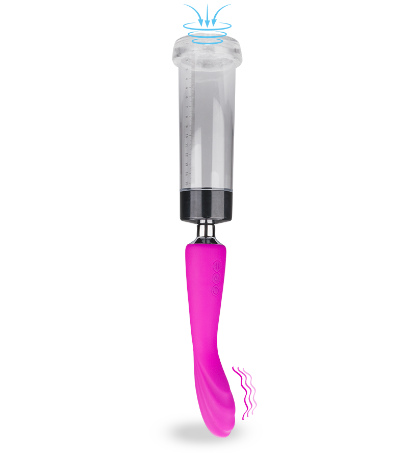 Penispumpe und Vibrator mit 7 Modi