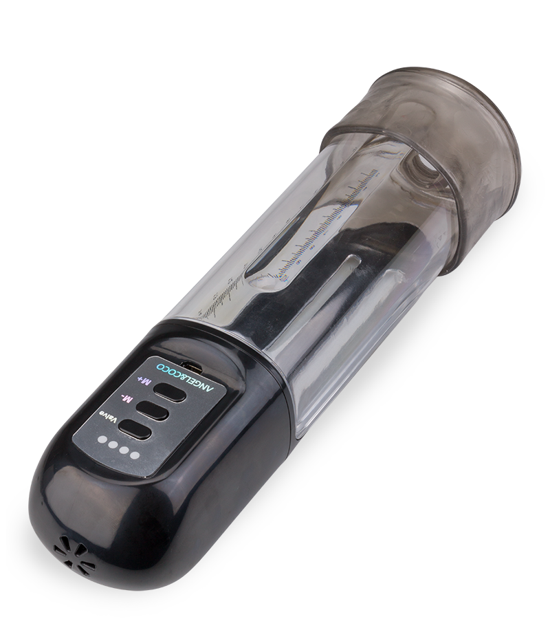 Penispumpen-Masturbator mit 3 Cockringen