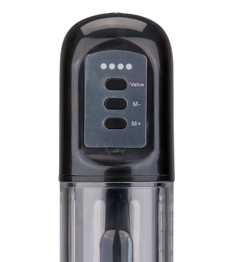 Penispumpen-Masturbator mit 3 Cockringen