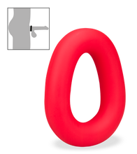 Laden Sie das Bild in den Galerie-Viewer, Penisring aus medizinischem Silikon Woafa