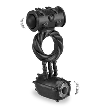 Laden Sie das Bild in den Galerie-Viewer, Penisring mit 2 Vibro-Bullets